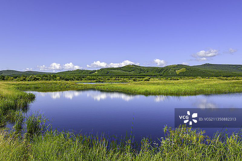 内蒙古呼伦贝尔牙克石市自然风光图片素材