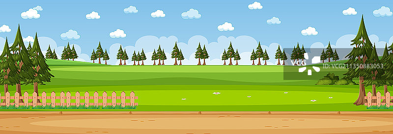 白天横向风景场景图片素材