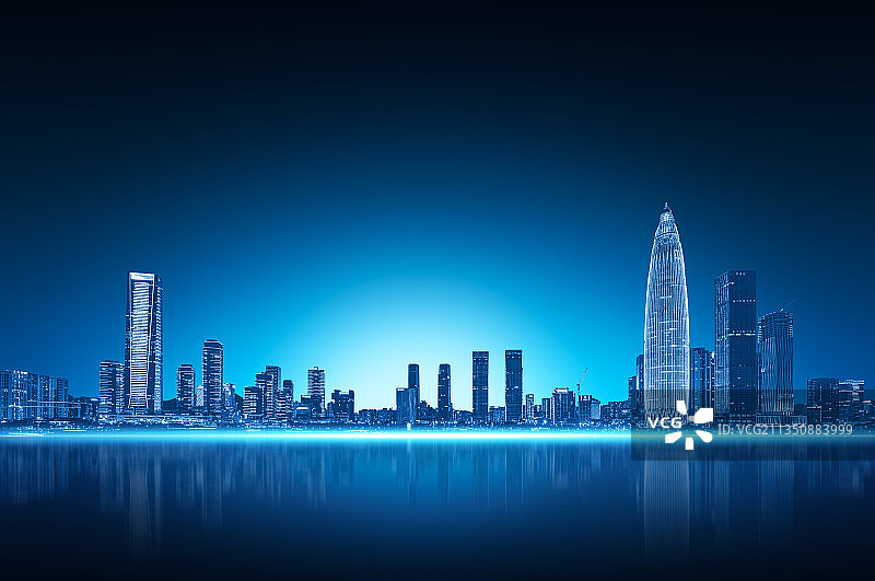 深圳科技建设城市建筑背景图片素材