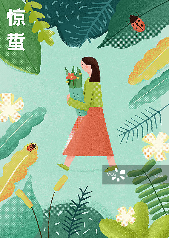 二十四节气插画图片素材