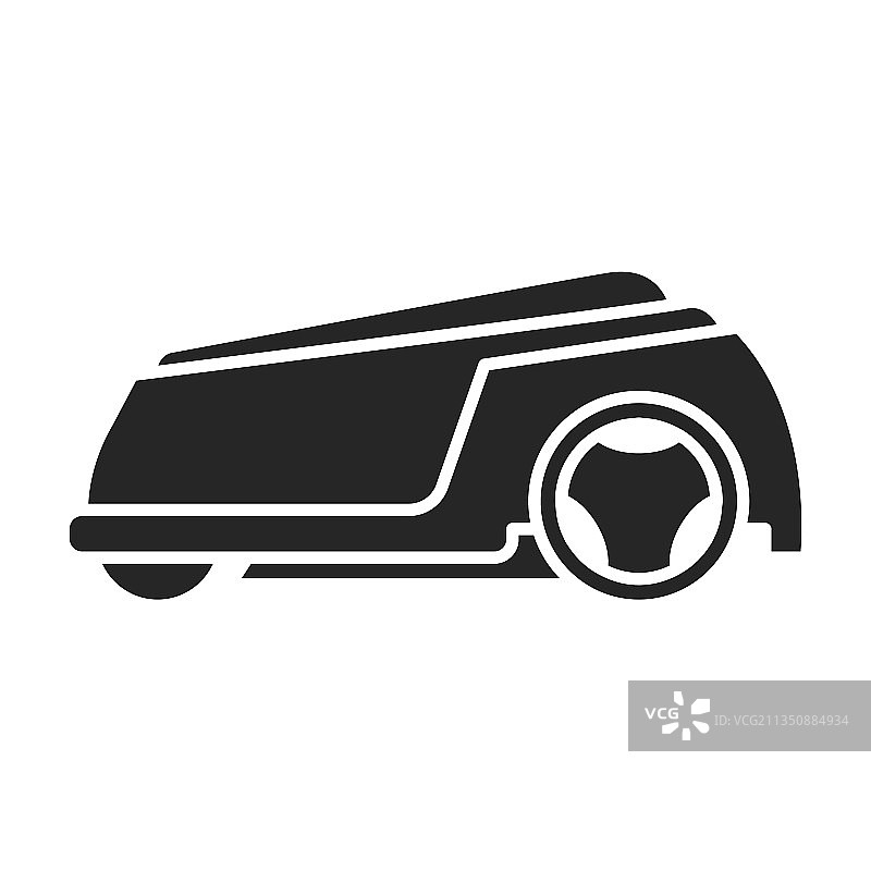 割草机黑色图标图片素材