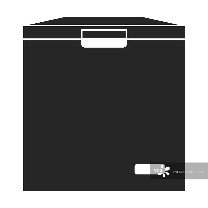 冰柜黑色图标图片素材
