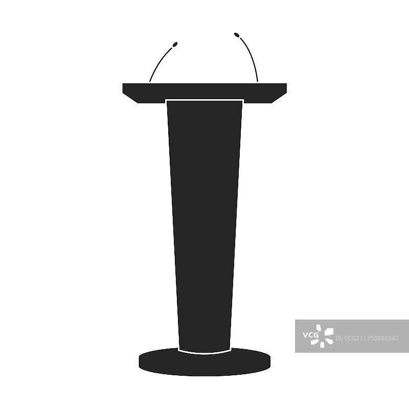 审判庭讲台黑色图标图片素材