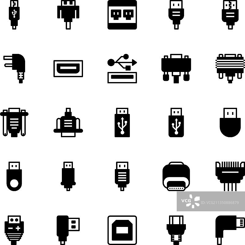 连接器电缆图片素材