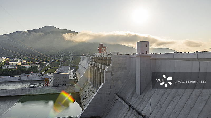 丰满水电站图片素材