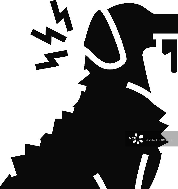 狂犬病宠物疾病标志图标图片素材