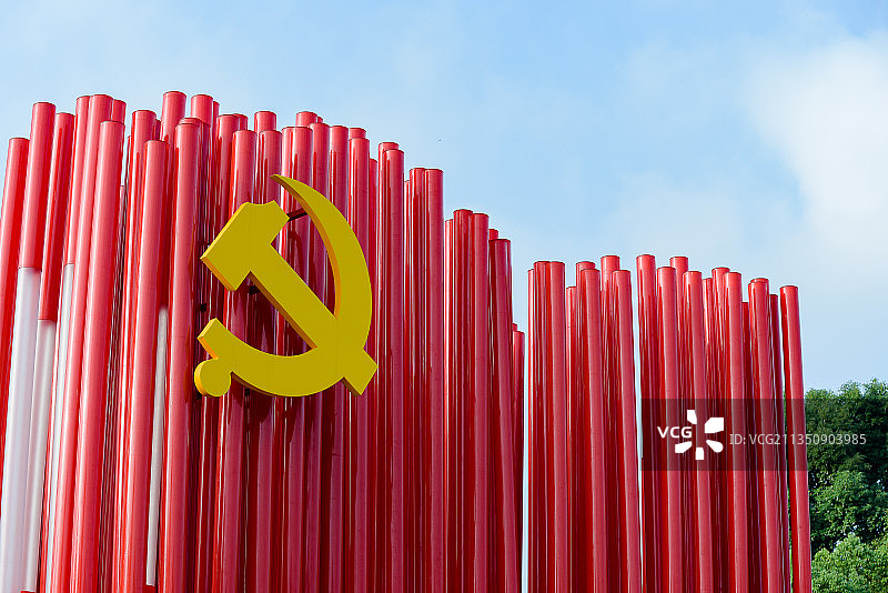 党建主题公园无锡金匮公园图片素材