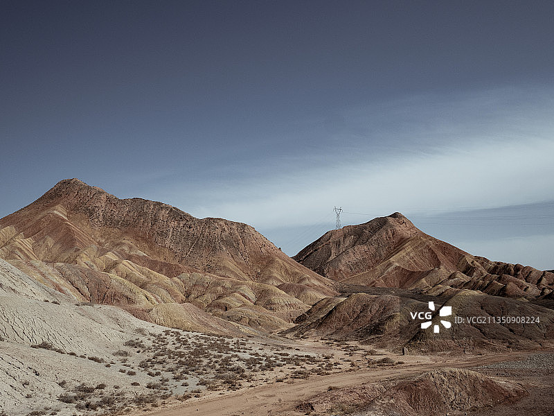 张掖七彩丹霞图片素材