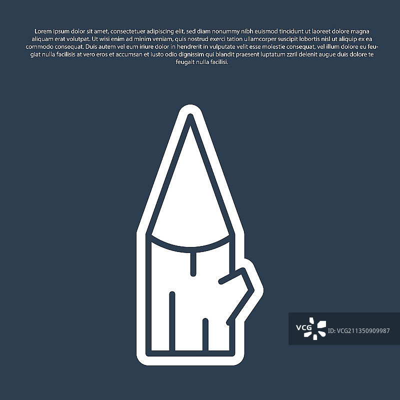 蓝色线条原木图标，蓝色背景图片素材