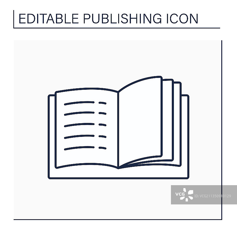 内容列表线性图标图片素材