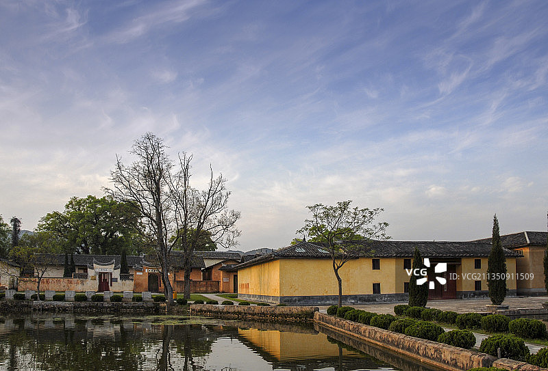 江西省赣州市瑞金，沙洲坝红色旅游区，共和国摇篮景区，红井图片素材