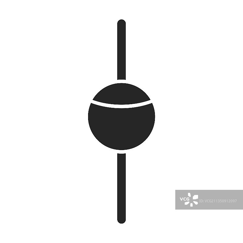 黑色钓鱼竿图标图片素材