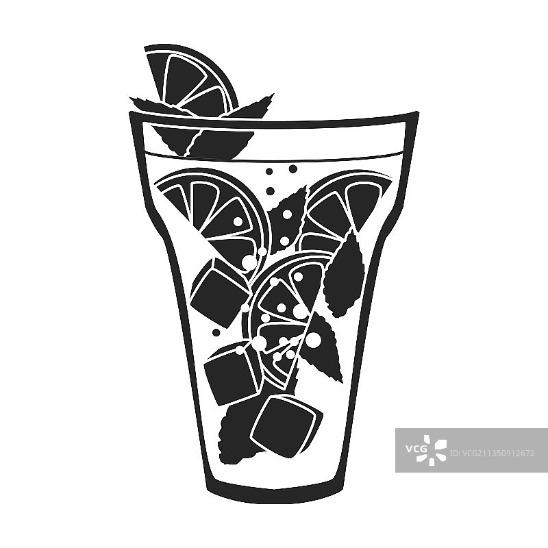 夏季鸡尾酒图标图片素材