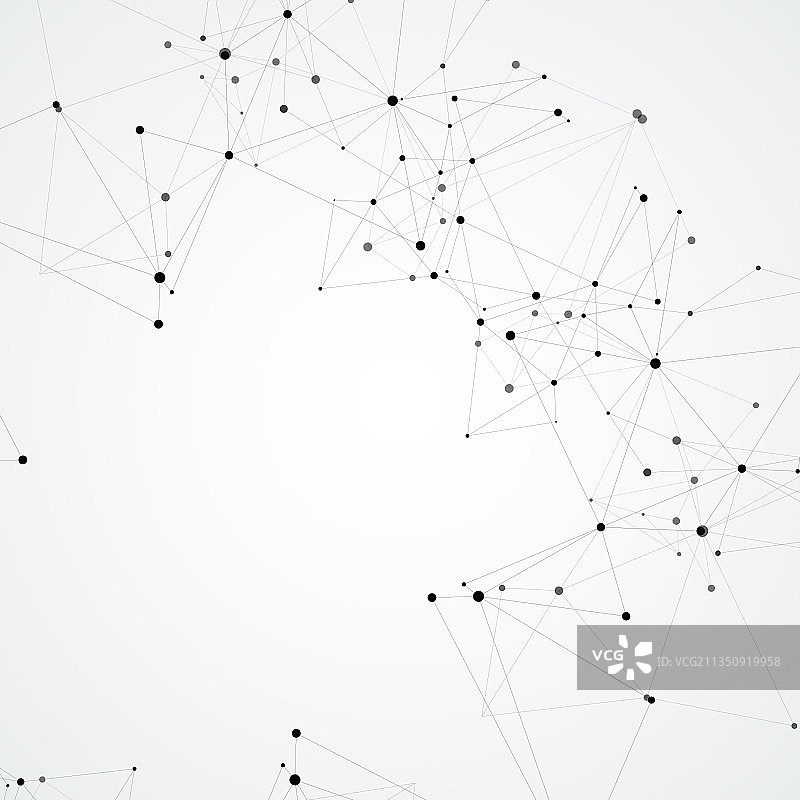 科技多边形科学背景图片素材