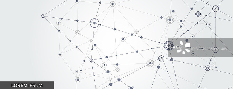 连接线和点banner模板图片素材