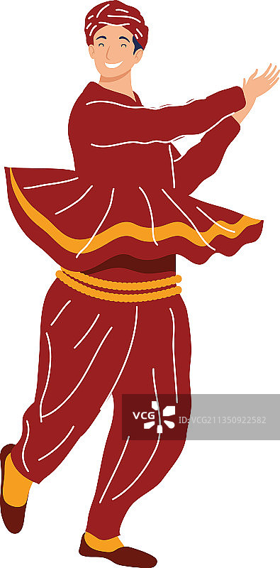 九夜节男性舞者角色图片素材