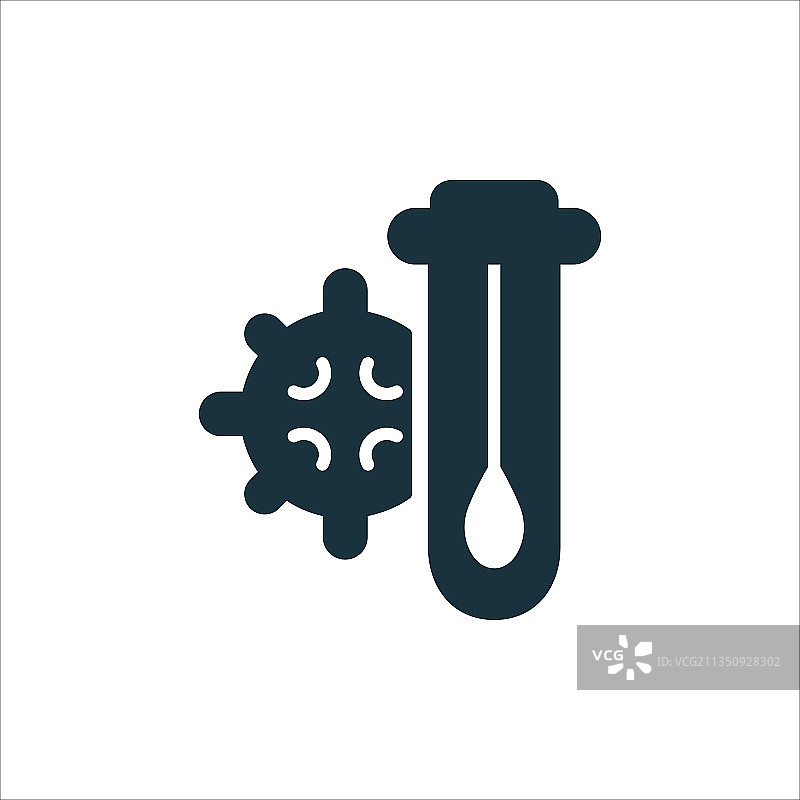 新冠或基因检测分析工具剪影图片素材