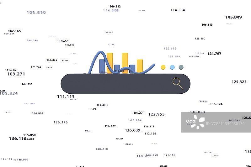 3d渲染大数据概念插图图片素材