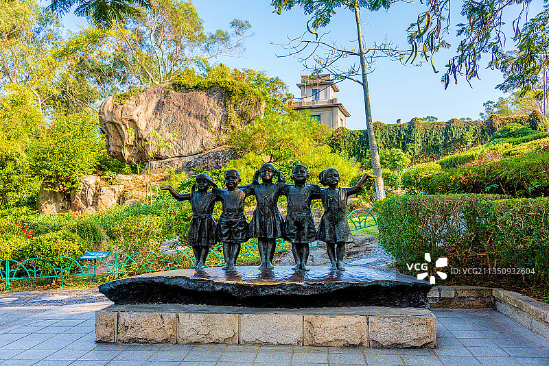 中国福建厦门鼓浪屿毓园图片素材