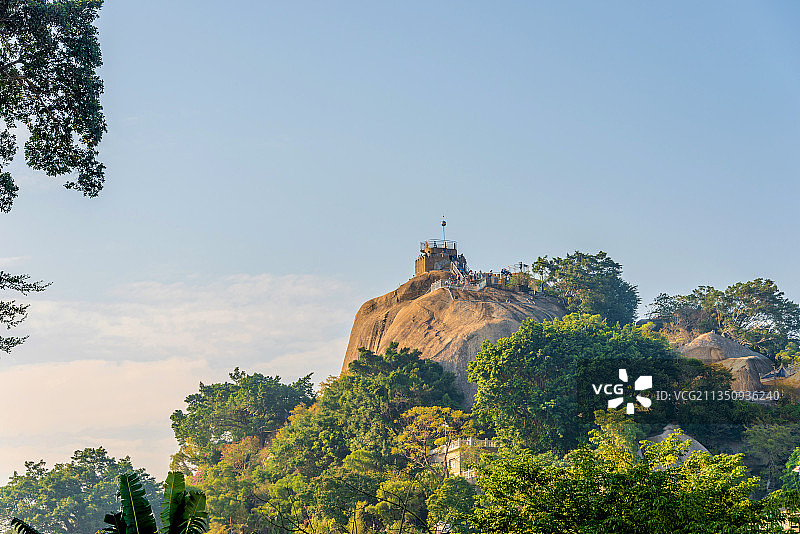 中国福建厦门鼓浪屿日光岩图片素材