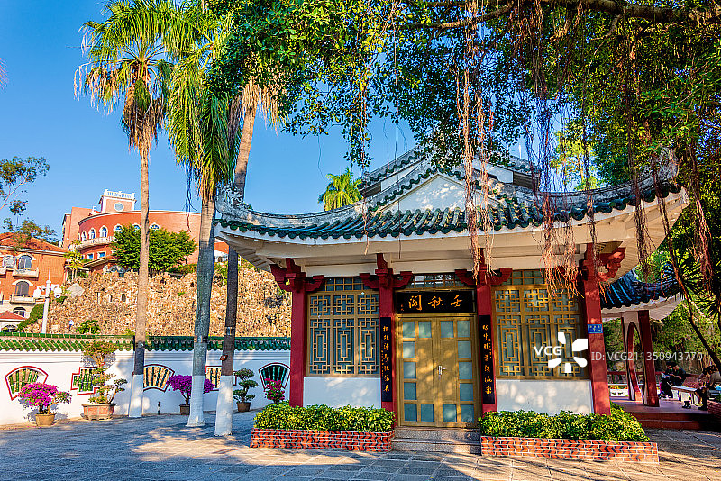 中国福建厦门鼓浪屿菽庄花园图片素材