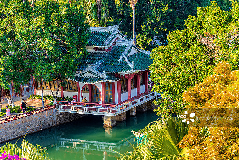 中国福建厦门鼓浪屿菽庄花园图片素材