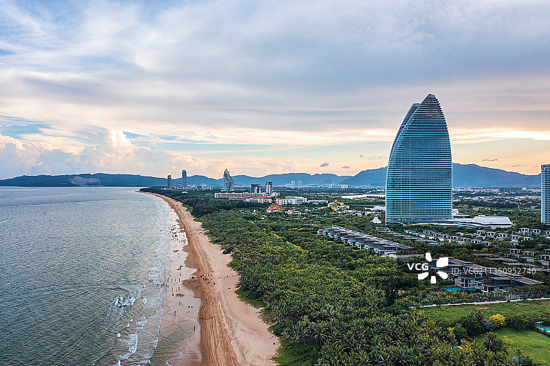 海南省三亚市海棠湾亚特兰蒂斯酒店图片素材
