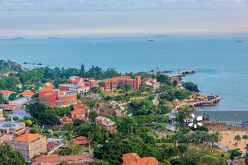 中国福建厦门鼓浪屿海景风光图片素材