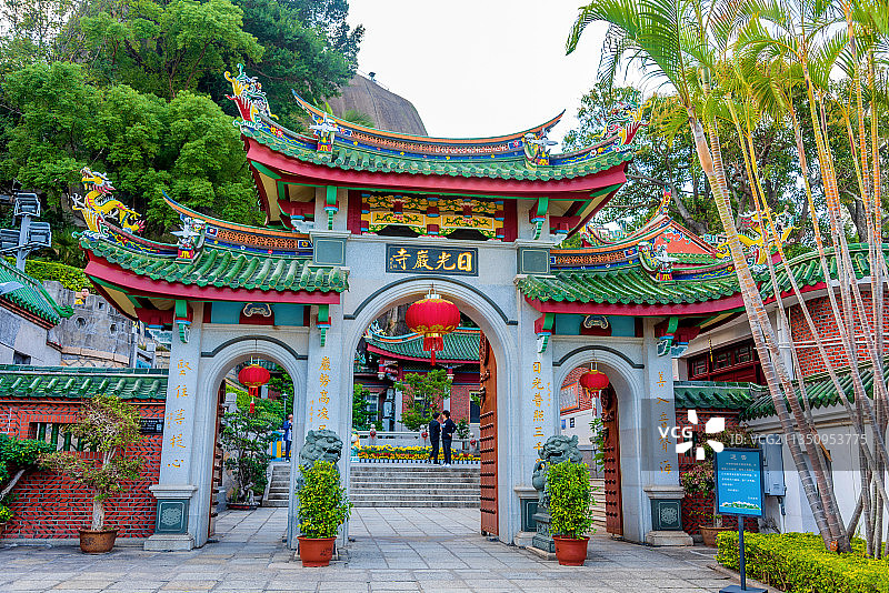 中国福建厦门鼓浪屿日光岩寺图片素材