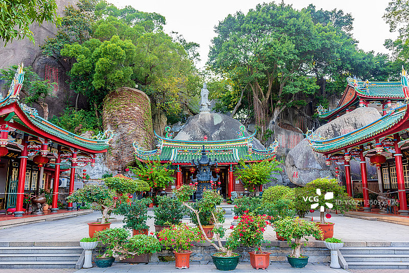 中国福建厦门鼓浪屿日光岩寺图片素材