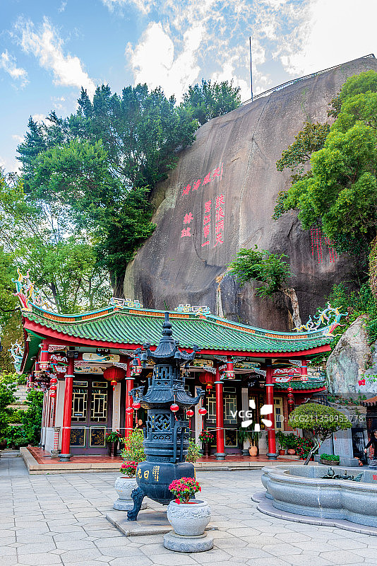 中国福建厦门鼓浪屿日光岩寺图片素材