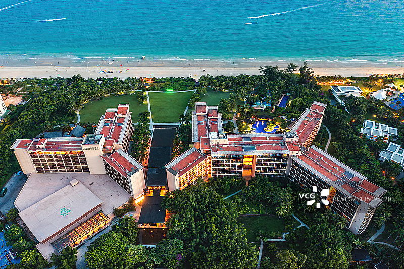 三亚亚龙湾红树林度假酒店航拍图片素材