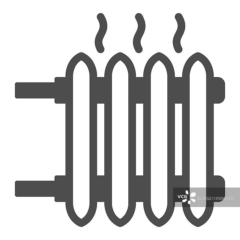 电池加热与烟雾散热器实体图片素材