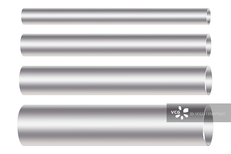 不同直径的铝管图片素材