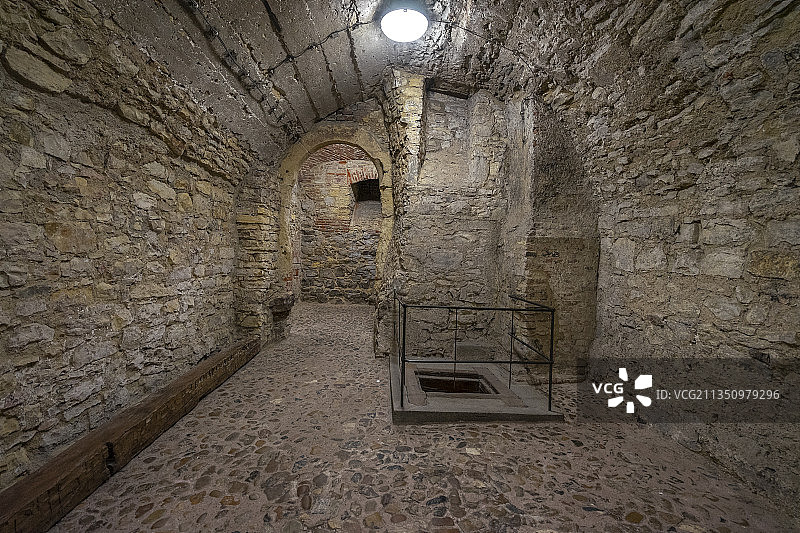 捷克布拉格老市政厅的地窖图片素材