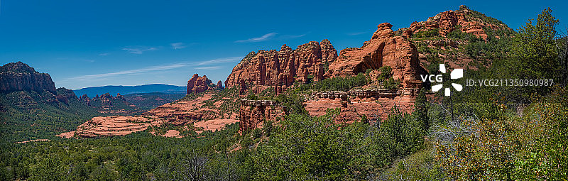 美国岩石山脉全景图片素材