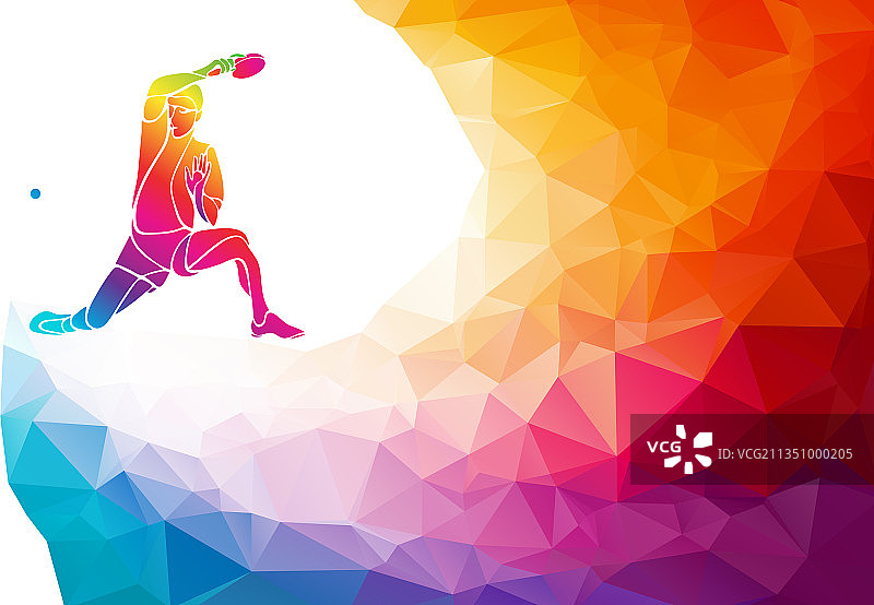 乒乓球运动员图片素材