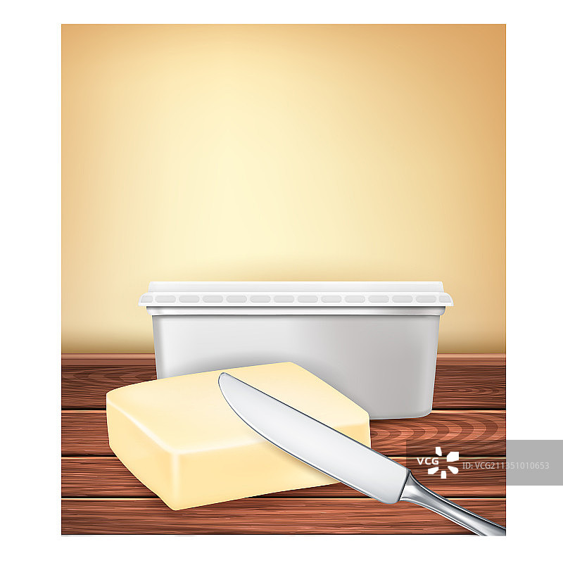 有机黄油产品促销banner图片素材