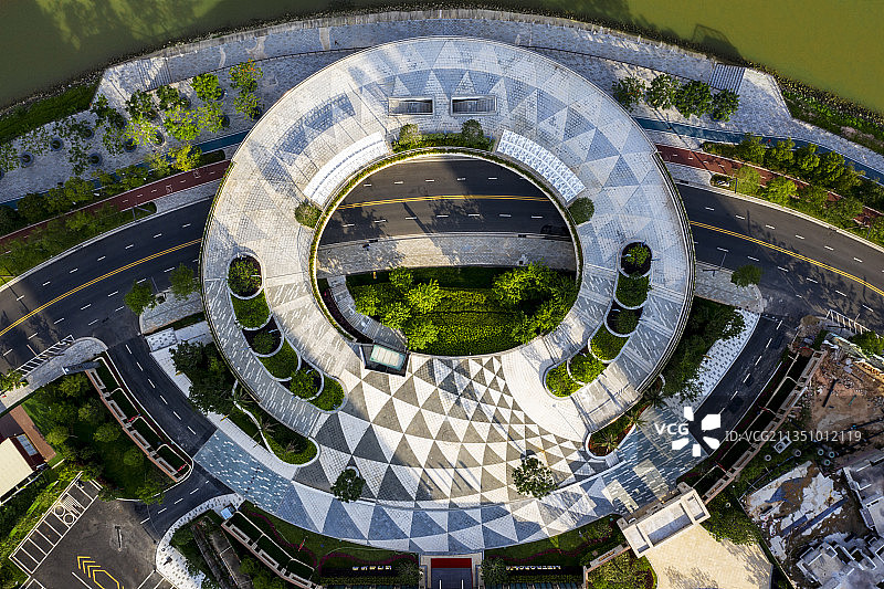 江门 城市 景观 绿道图片素材