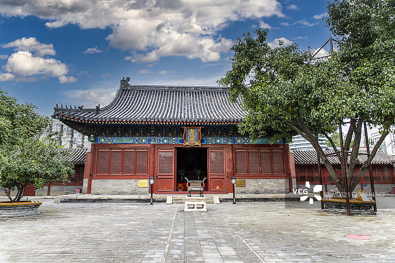 北京东城区智化寺：智化殿图片素材
