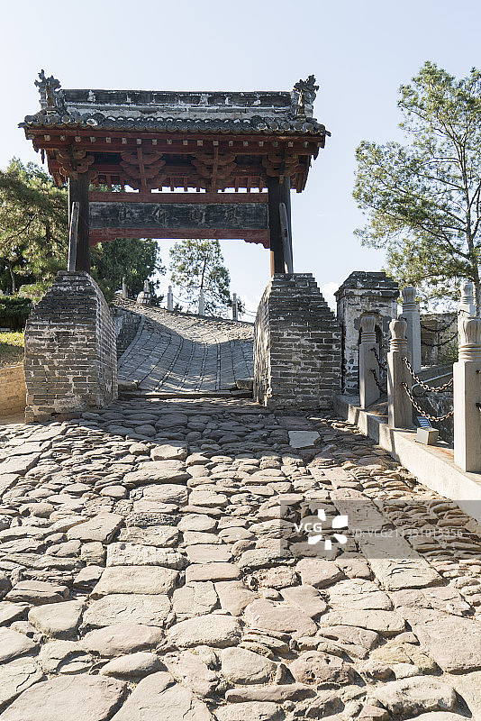 陕西省渭南市韩城市司马迁祠图片素材
