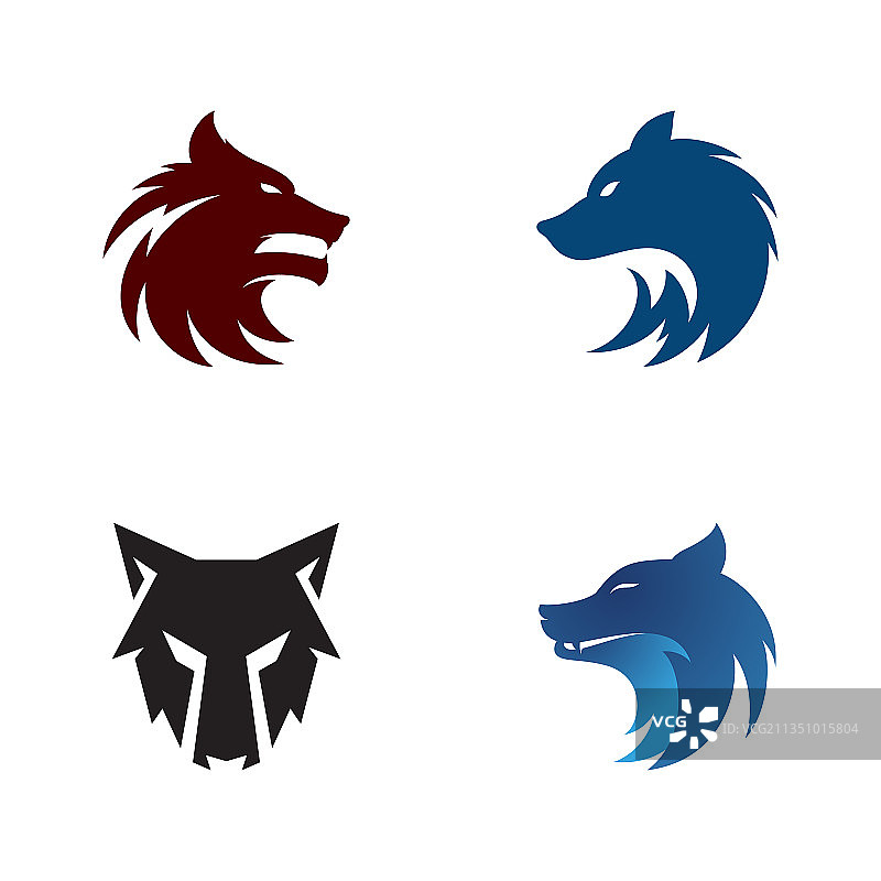 狼头模板图片素材