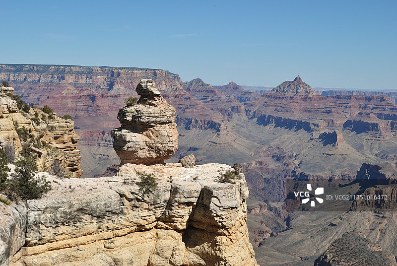 美国亚利桑那州莫哈维县岩层美景图片素材