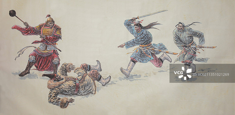 西夏景宗李元昊图片素材