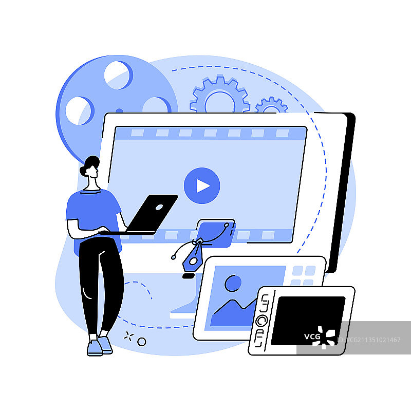 动态图形设计抽象概念图片素材