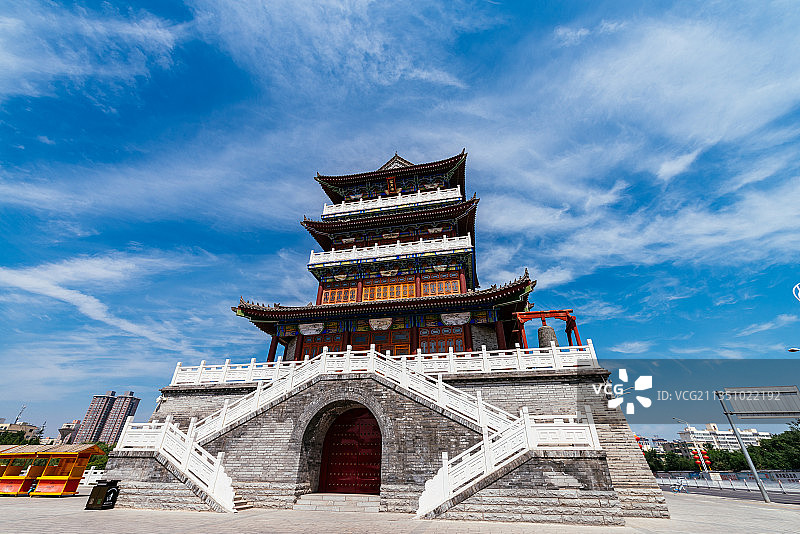 渭南老街新貌图片素材