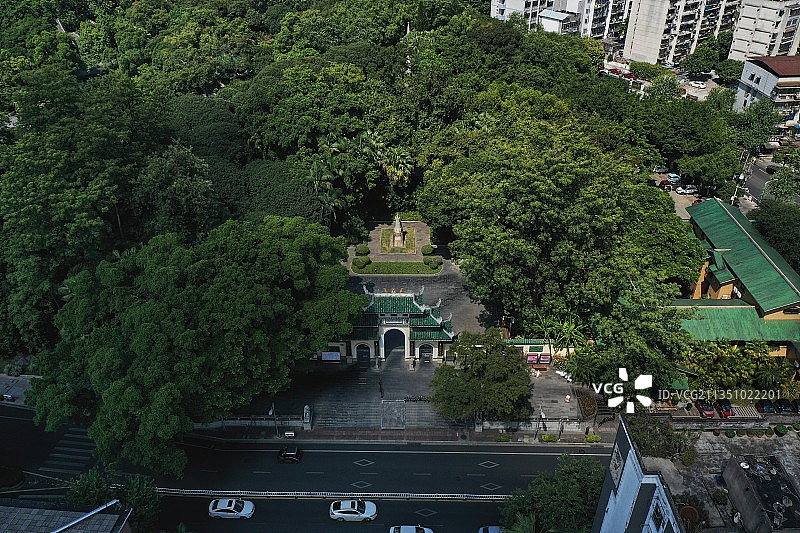 广西柳州柳侯公园柳侯祠图片素材