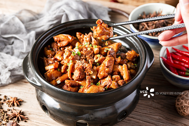 赣菜/三杯鸡图片素材