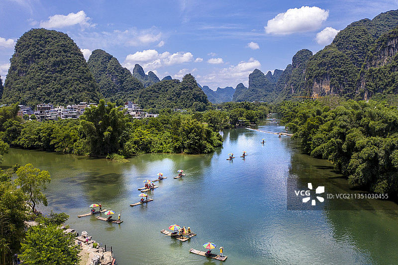 桂林阳朔 · 十里画廊图片素材