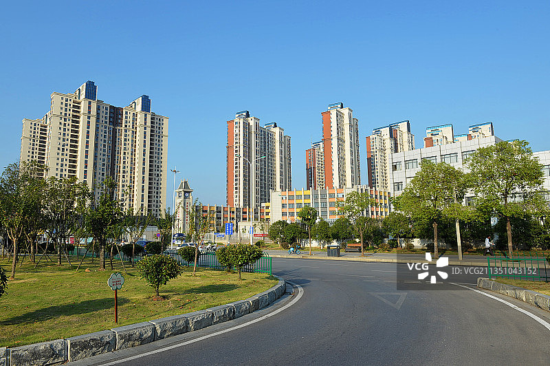 2021年09月17日，江西，南昌街景。图片素材